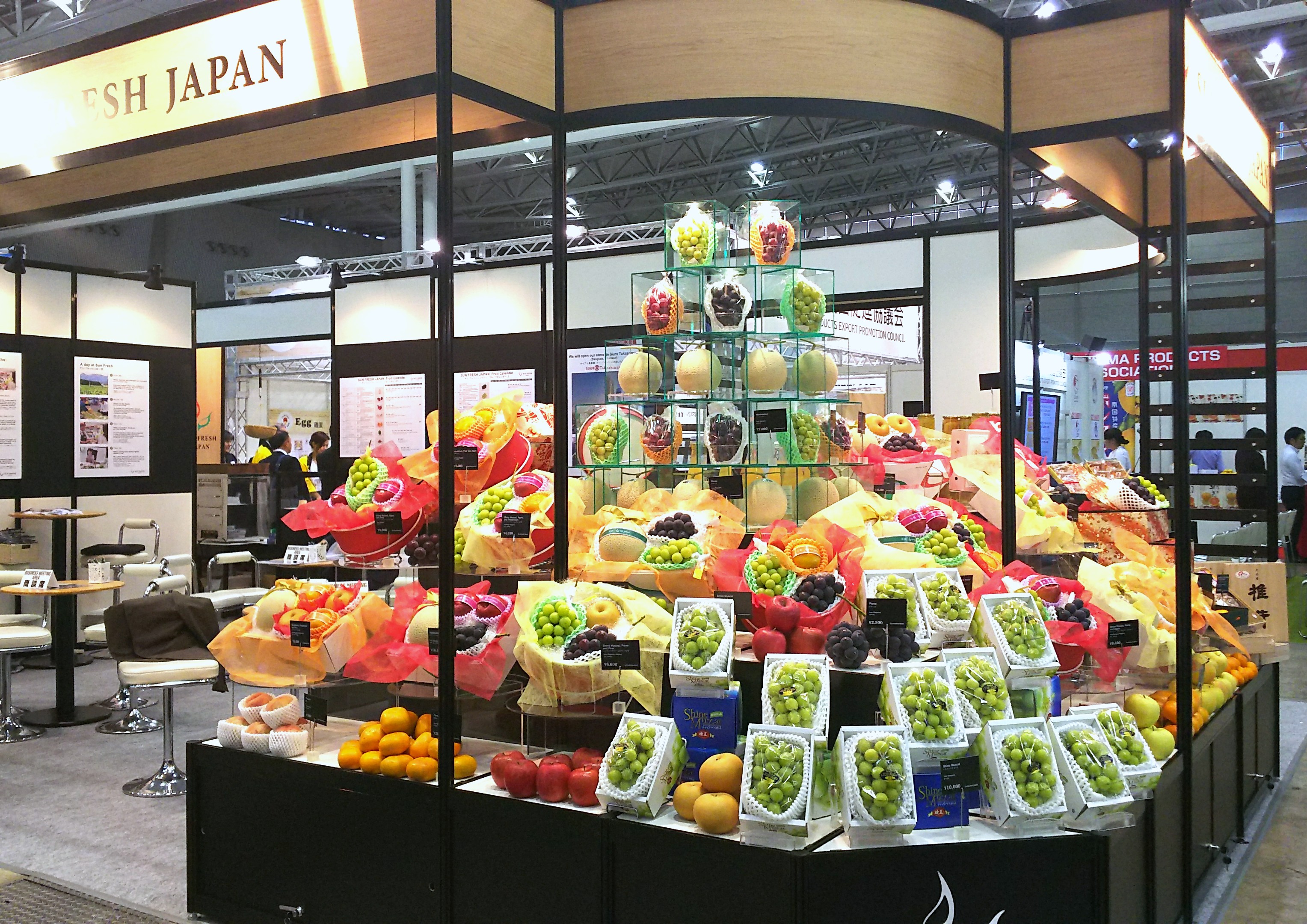 10月1012日 「第二回 日本の食品輸出EXPO」に出展しております。 サン・フレッシュ グループ Sun Fresh 青果物